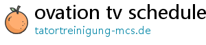 ovation tv schedule